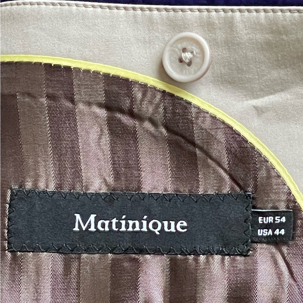 Matinique Elegant 4-Season Men's Cream Blazer - Picture 5 of 11